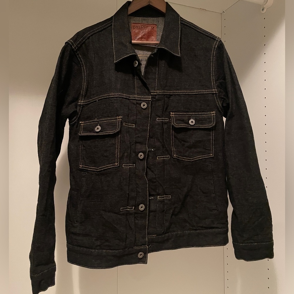 ONI Denim jacket 17oz Aizumi SOLD